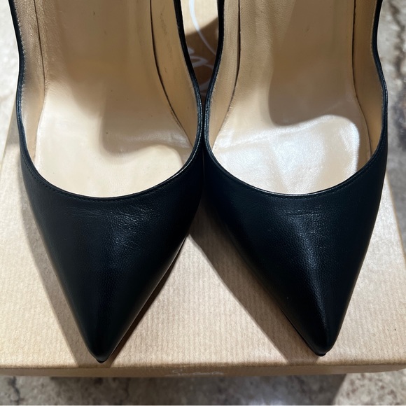Christian Louboutin Hot Chick 100 Black Nappa with Casali Mirror Soles 37.5 - Picture 8 of 16